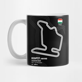 Budapest Race Track (B&W) Mug